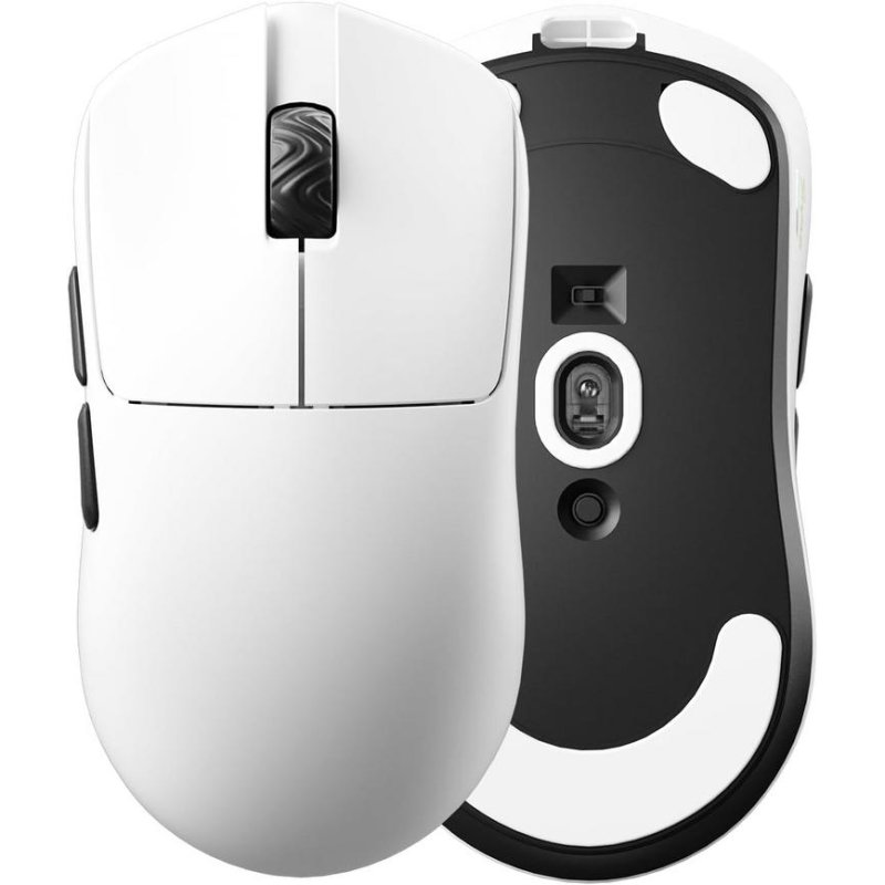Ratón Scyrox SX-V6 Bluetooth 8000 DPI Weiß Leicht 40 g 8000 Hz