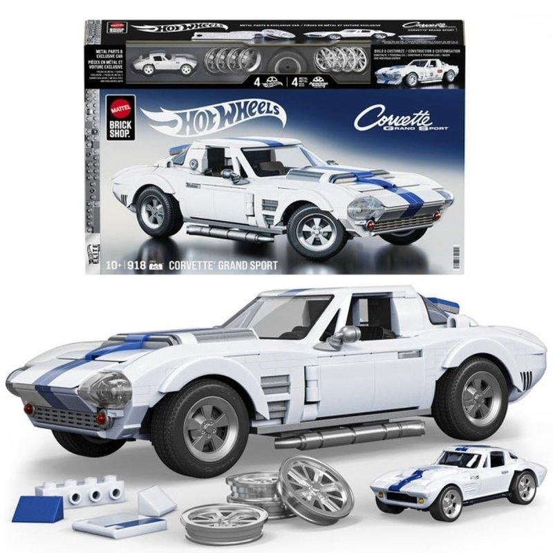 Mega Hot Wheels Brick Shop Elite Corvette Grand Sport 918 piezas