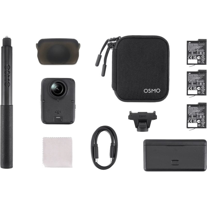 Câmara Desportiva DJI Osmo 360 II UltraHD WiFi BT 360º UltraWide Estabilização Avançada