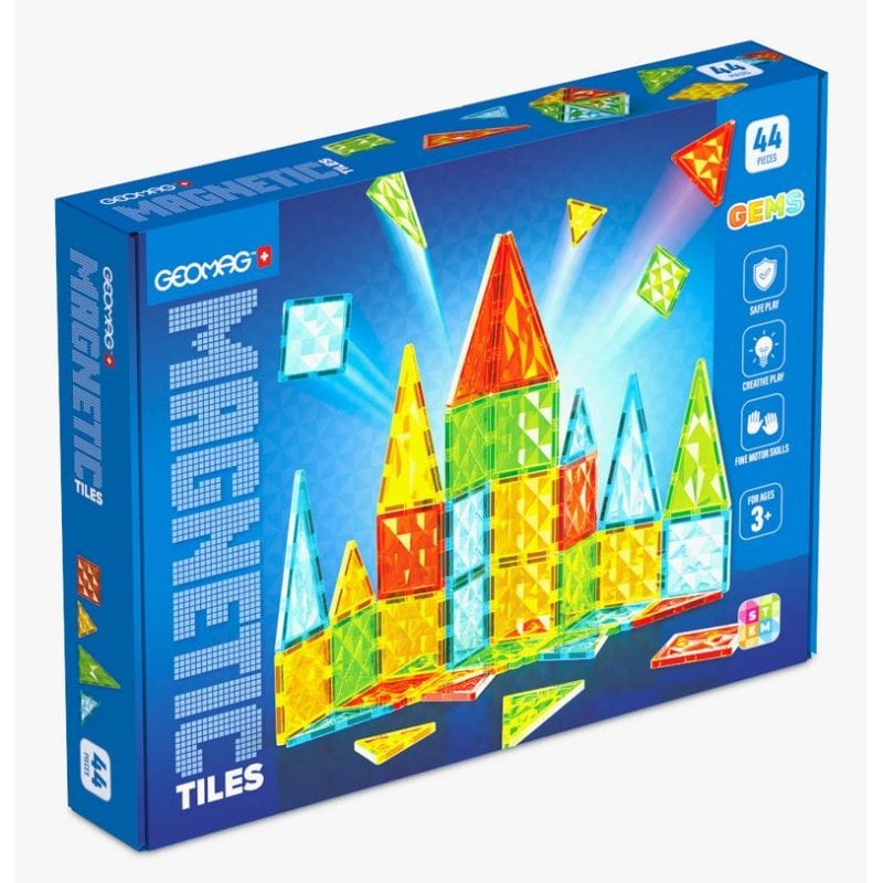 Geomag Mehrfarbig Magnetic Tiles Gems 44 Teile - Image 4