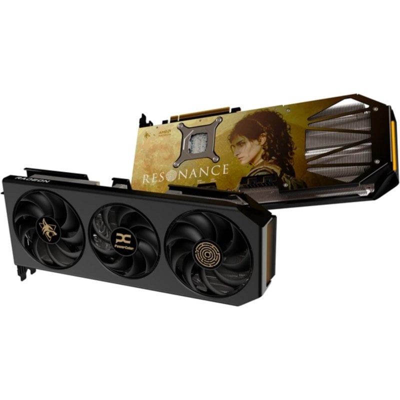 Carte Graphique PowerColor Hellhound Radeon RX 9070 XT GDDR6 Resonance Edition