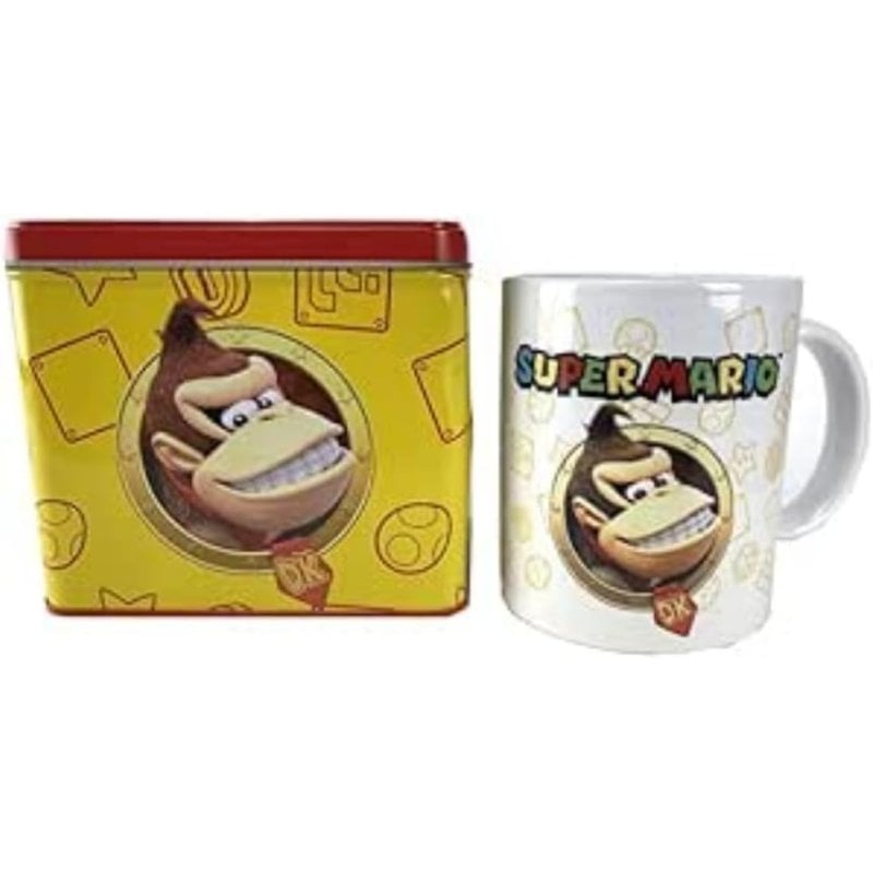 Nintendo Geschenkset Donkey Kong Tasse und Spardose Münzbox 9x13x11cm - Image 4