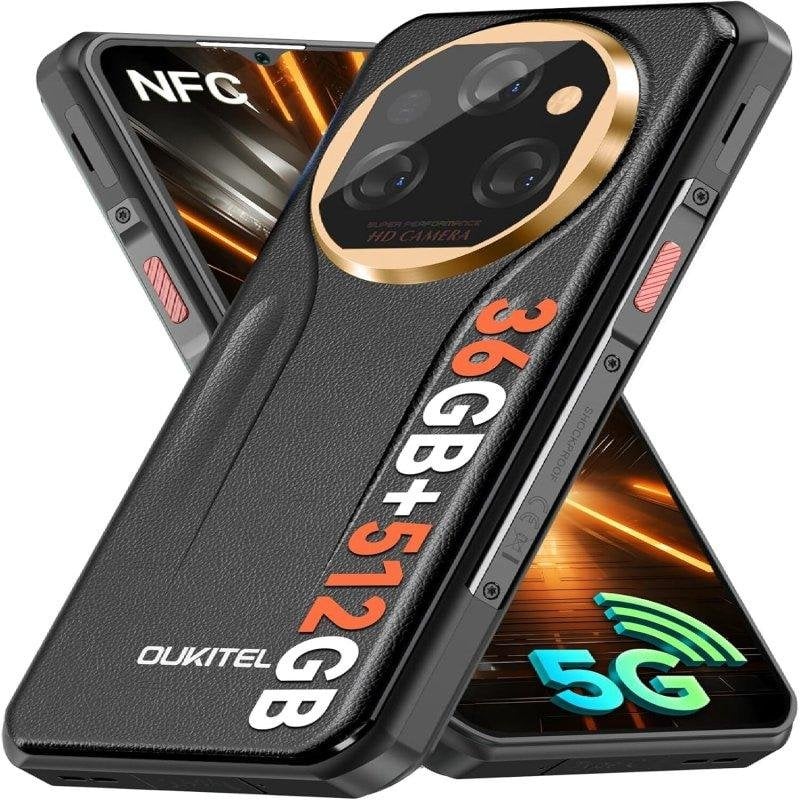 Oukitel WP39 Pro 5G Negro 12GB 512GB 6.6" Batería duradera