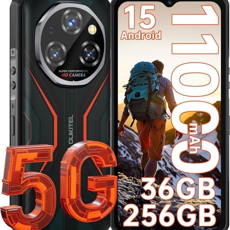 Oukitel WP55 5G 12GB 256GB 6,6" Negro cámara 108 MP