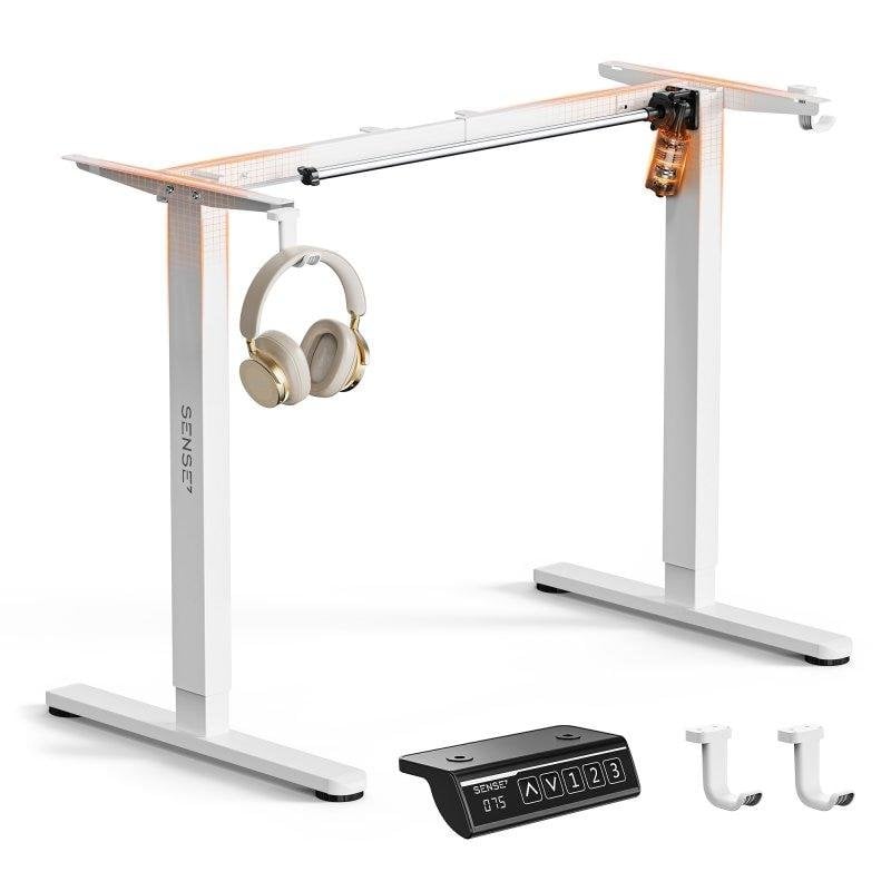 Estructura de Escritorio Eléctrica Sense7 NOJO Light Blanca