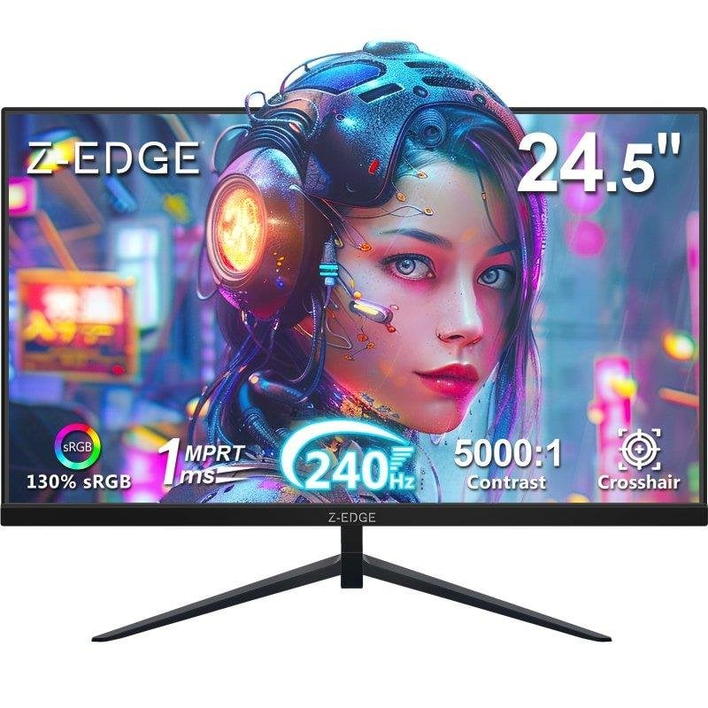 Monitor Z-Edge UG25I 24,5" FullHD 240Hz VA FreeSync Sin Marcos 1 ms