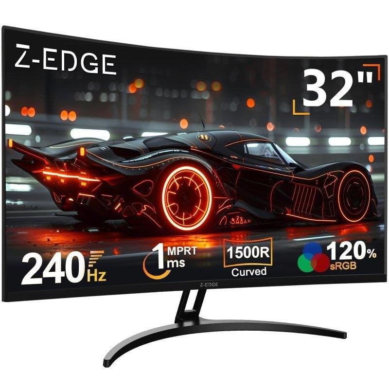 Monitor Z-Edge UG32P 32" FullHD 240Hz Curvo VA FreeSync 1 ms
