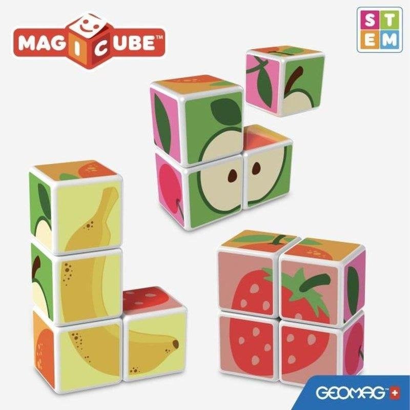 Geomag Magicube Les Fruits Magnetisches Set MAB01 7 Teile