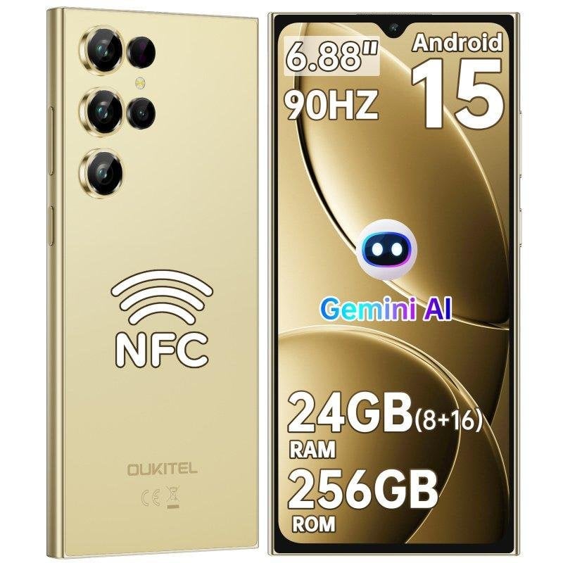 Oukitel C61 Pro 4G 8GB 256GB 6.88" Oro