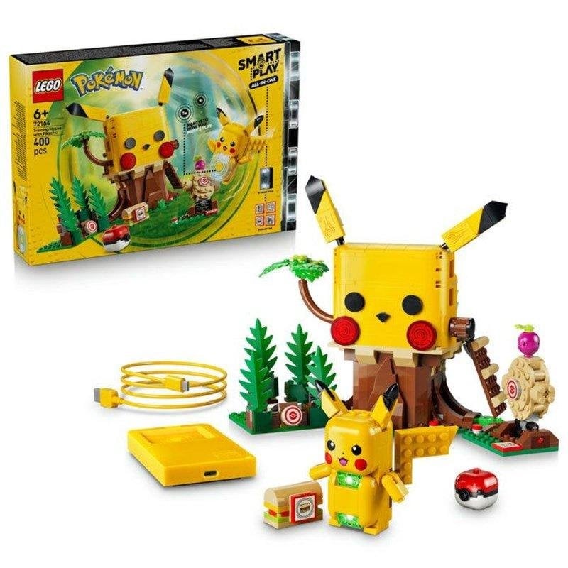 LEGO Pokémon Smart Play Pikachu y Casa de Entrenamiento 72164 400 piezas