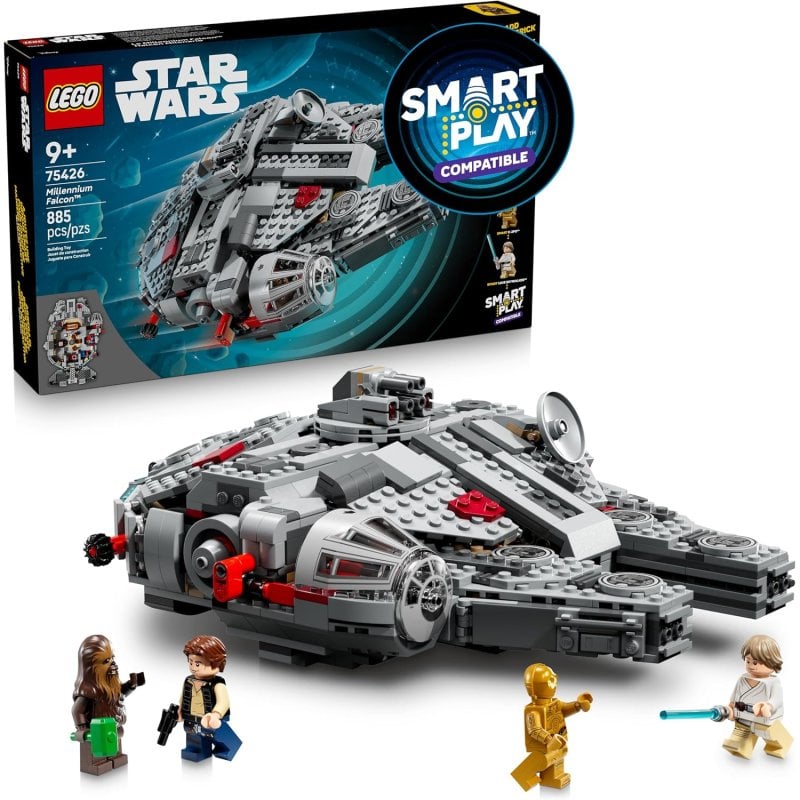 LEGO Star Wars SMART Play Halcón Milenario 75426 885 piezas