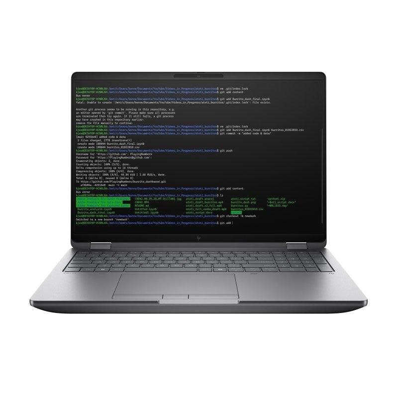 Ordinateur portable HP ZBook Fury 16 G1i 16" Intel Core Ultra 7 255HX 32GB 1TB SSD RTX PRO 2000 Windows 11 Pro