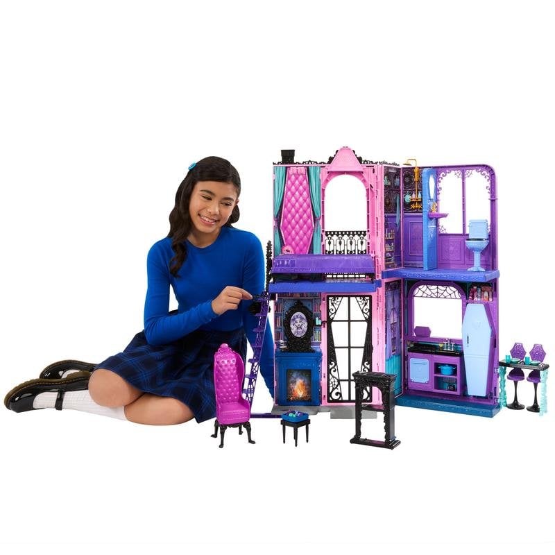 Casa de muñecas Monster High Hotel Buuuutique multicolor 750 mm con 13 accesorios