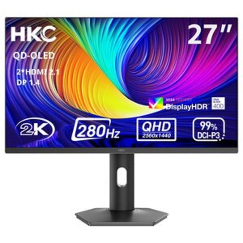 Monitor HKC GS27QTS 27" QHD 280Hz OLED 0,03 ms Ajuste en altura