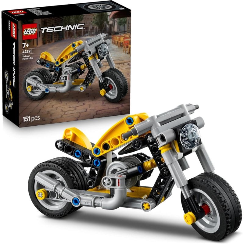 LEGO Technic Moto Amarilla 42225 151 piezas