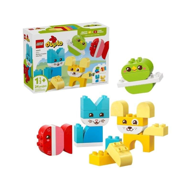 LEGO DUPLO Animais Criativos Adoráveis 3-em-1 10477 24 peças