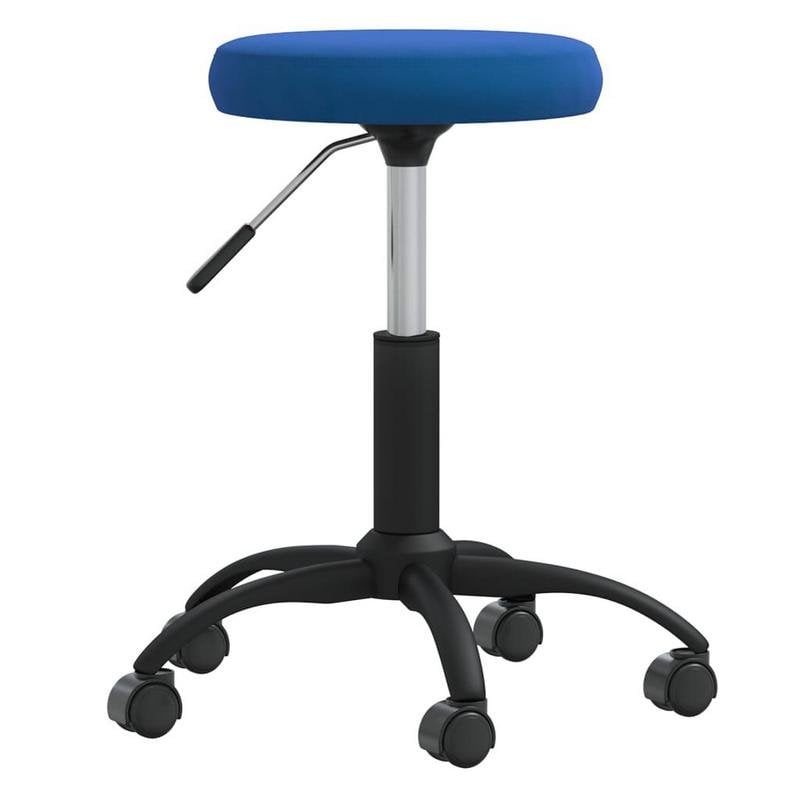 Silla de Oficina VidaXL 333178 Giratoria Azul Acolchada