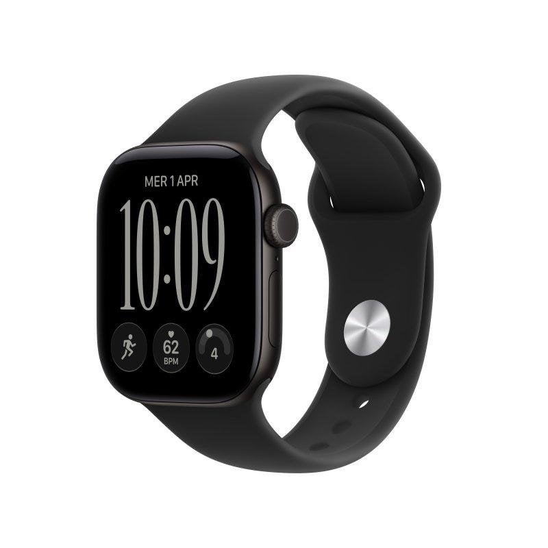 Apple Watch Series 12 GPS + Cellular 42mm Alumínio Preto com Bracelete Desportiva S/M