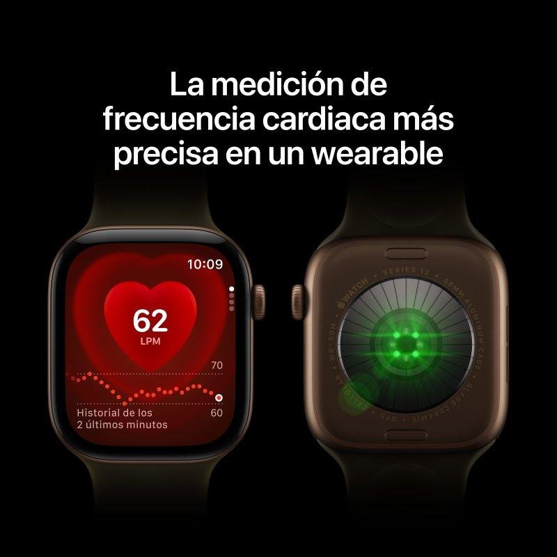 Apple Watch Series 12 GPS + Cellular 42mm Naturel avec Bracelet Milanese Loop