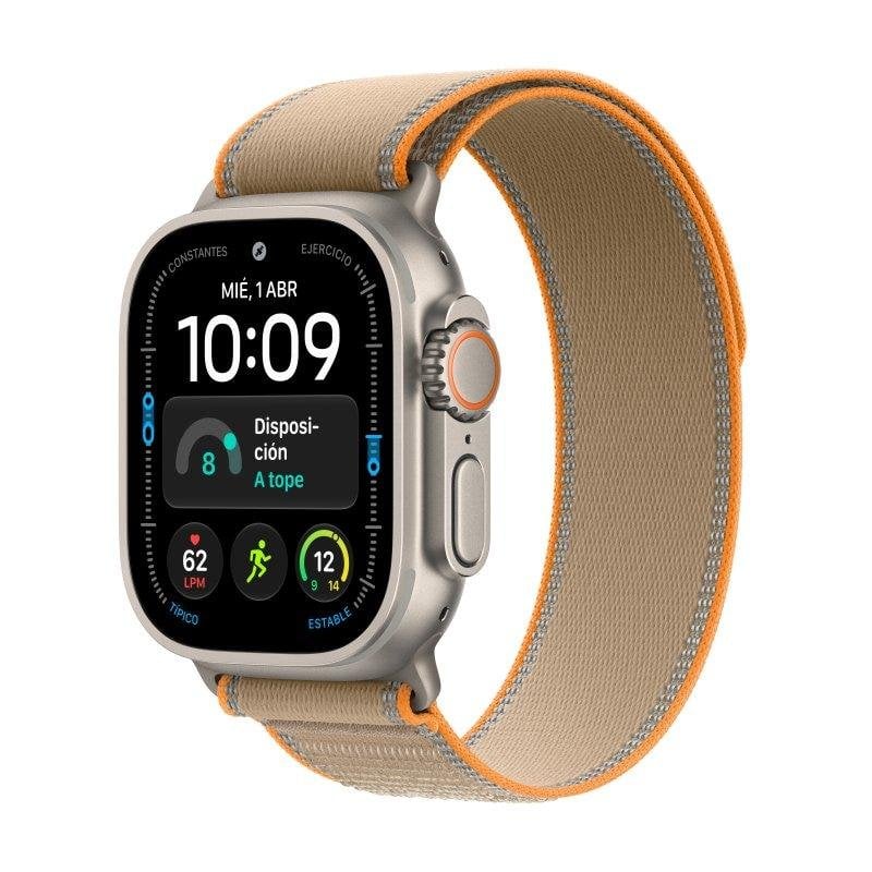 Apple Watch Ultra 4 GPS + Cellular 49mm Caja de Titanio Natural con Correa Loop Trail Arena M/L