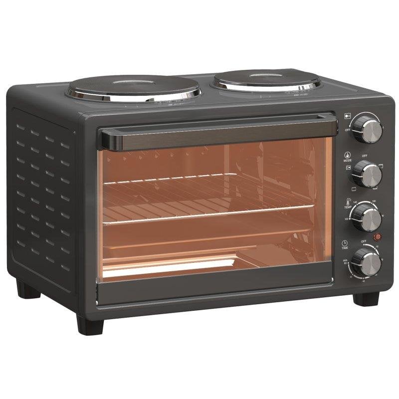 Horno Sobremesa Blossom 28L 48,6cm 2600W 230ºC Grill Negro