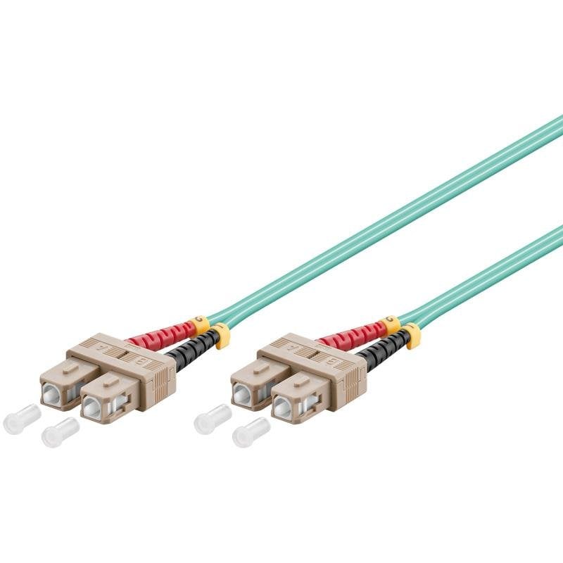 Cable Fibra Óptica Multimodo OM3 SC-SC WP 5m Azul