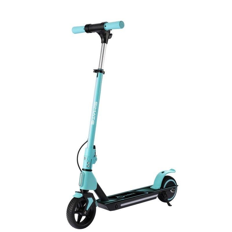 Patinete eléctrico Simate S2 Pro 130W Autonomía 8 km Doble frenado Azul