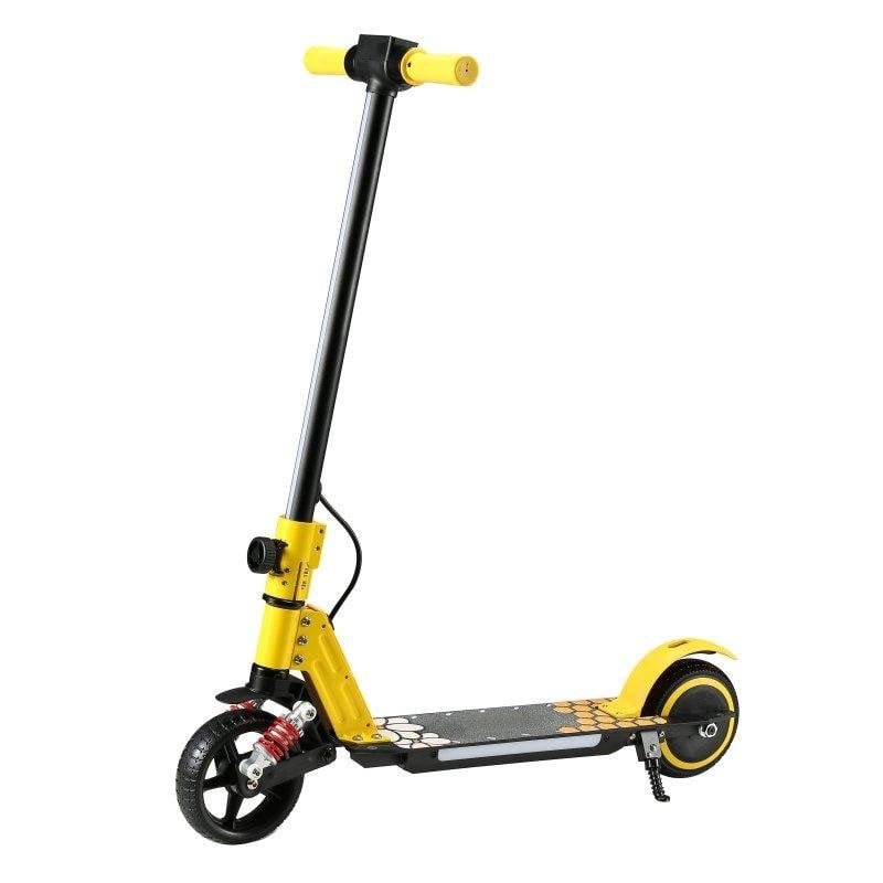 Patinete eléctrico Simate S5 130W Autonomía 8 km Plegable Amarillo
