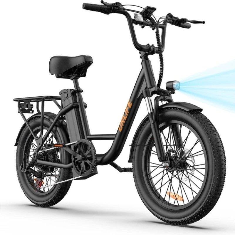 Bicicleta Eléctrica URLIFE E20 Batería Extraíble 500W 7 Velocidades