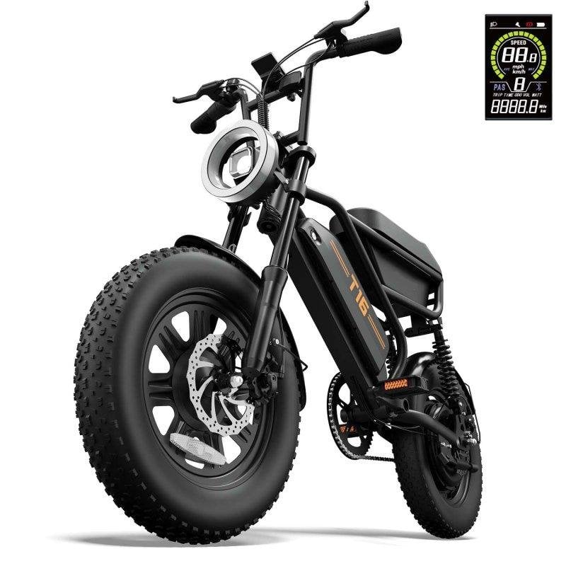 Bicicleta Eléctrica URLIFE T16 48V 500W Batería Extraíble