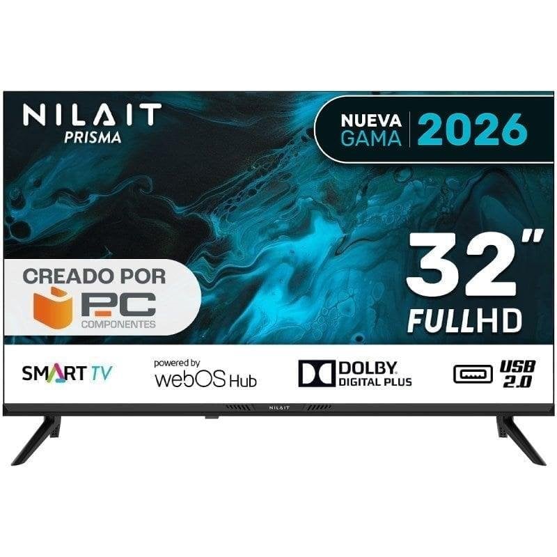 TV Nilait LED Prisma 32FD7004SWOS 32 Full HD 60Hz Smart TV WebOS HDR Dolby Audio