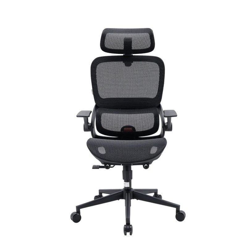 Silla Ergonómica Oficina Sihoo B100 Soporte Sacro Reposacabezas 2D Negro
