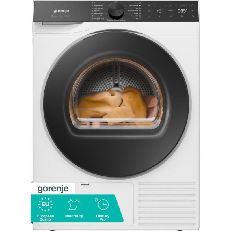 Asciugatrice a condensazione Gorenje D5G69CP 9kg Classe C con pompa di calore e Wi-Fi