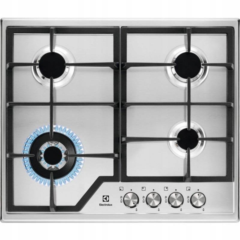 Plaque de gaz Electrolux CGS6436BX WOK 4 feux