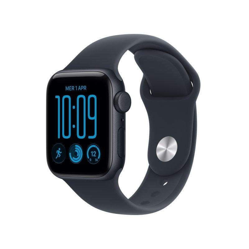 Apple Watch SE 3 GPS + Cellular 40mm Alluminio Mezzanotte con Cinturino Sportivo Mezzanotte S/M