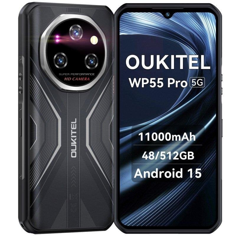 Oukitel WP55 Pro 5G 16GB Noir 512GB 6,6" Étanche