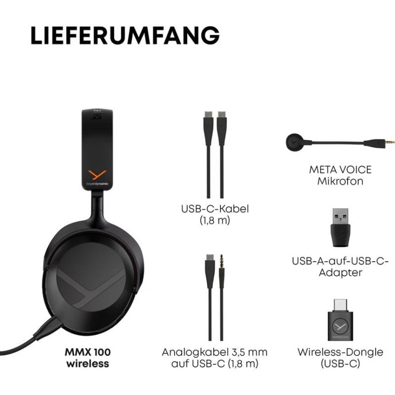 MMX 100 Wireless Casque Gaming sans Fil 80 h+ Arctic Jack 35 mm Sur les oreilles Bluetooth Supra auriculaire - vue 2
