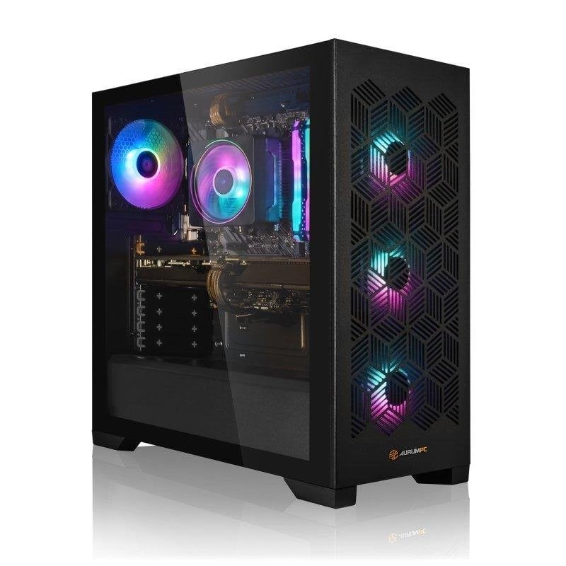 Desktop-PC AurumPC R7 5700 AMD 16GB 1TB SSD RTX 5060 Ti Windows 11 ARGB