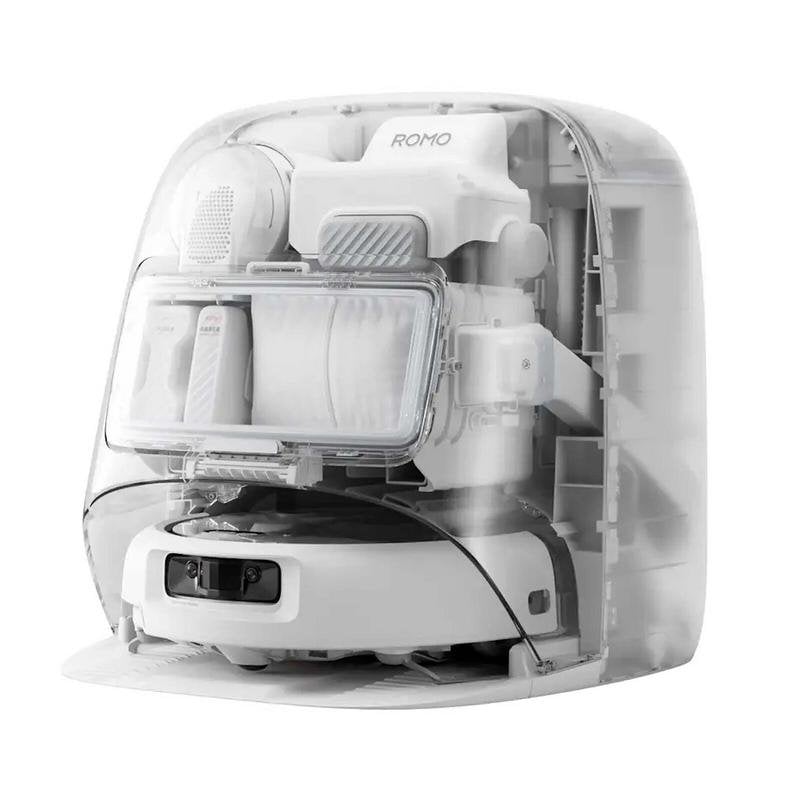 DJI ROMO P2 Robot Aspirateur Laveur Station autonettoyante haute température - vue 2