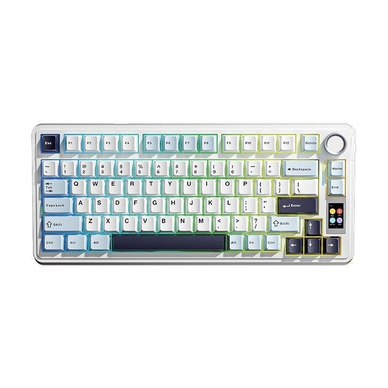 Teclado Aula S75 Pro mecánico inalámbrico 75% RGB Hot Swap inglés USA