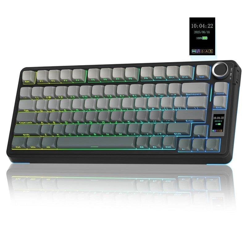 Teclado Aula F75 Pro mecánico compacto 75% Hot-swap RGB inglés USA
