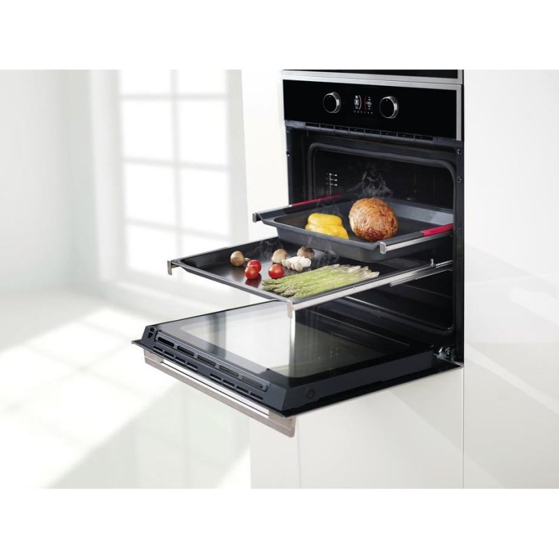 Telescopische Fuehrung Teka 2 Stufen fuer 60 cm Backofen Edelstahl