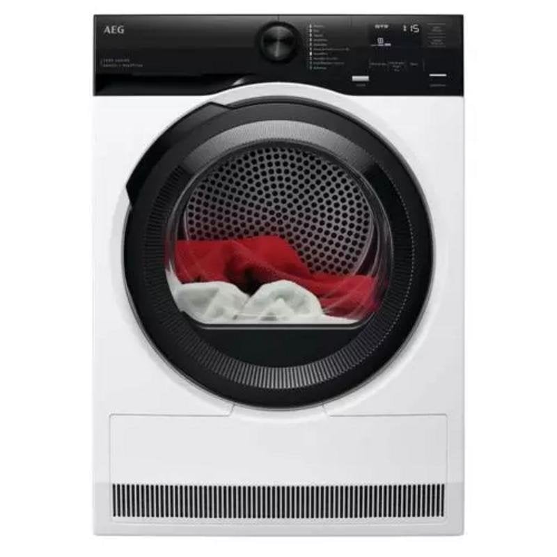 Secadora de condensación AEG TE7G9OBOB 9 kg con bomba de calor y motor inverter