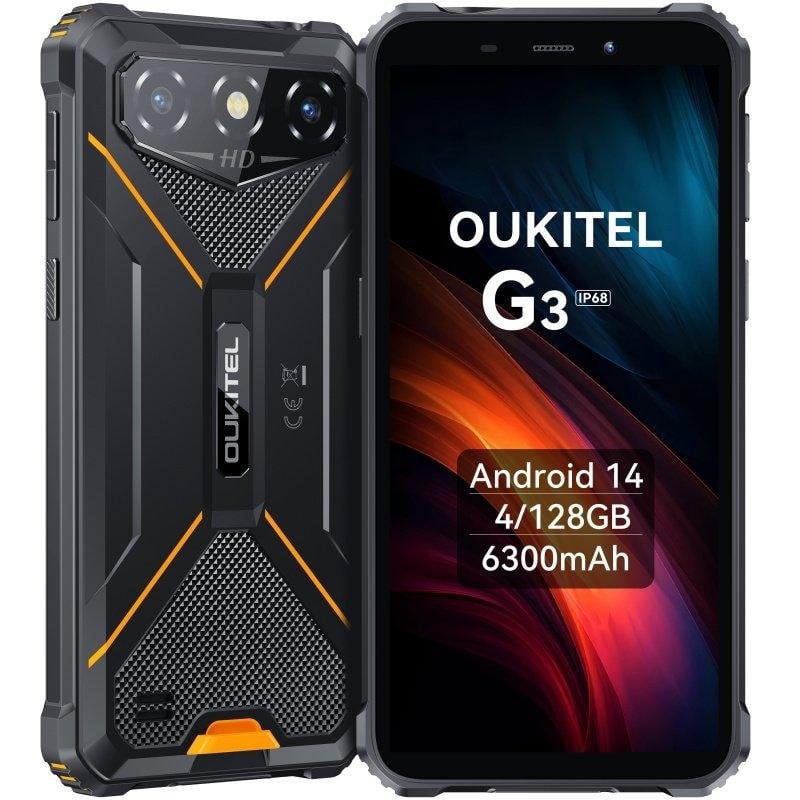Oukitel G3 4G 4GB 128GB 6" Arancione