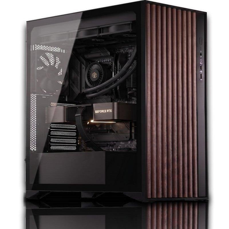 Desktop-PC AurumPC Black Wood AMD Ryzen 7 7800X3D 32GB 1TB SSD RTX 5070 Windows 11
