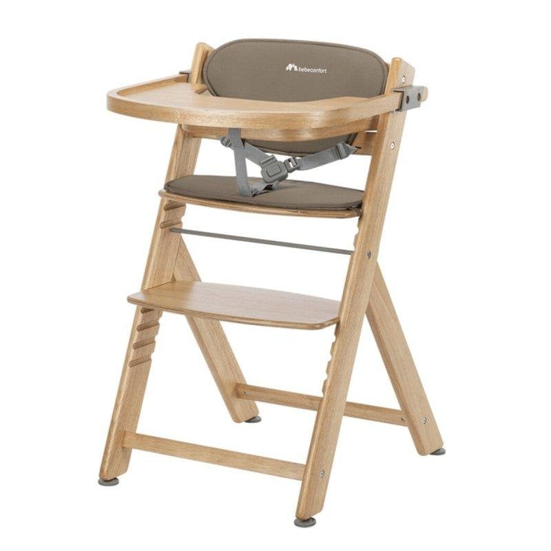 Silla alta evolutiva Bébé Confort Timba2 Madera Beis Ajustable