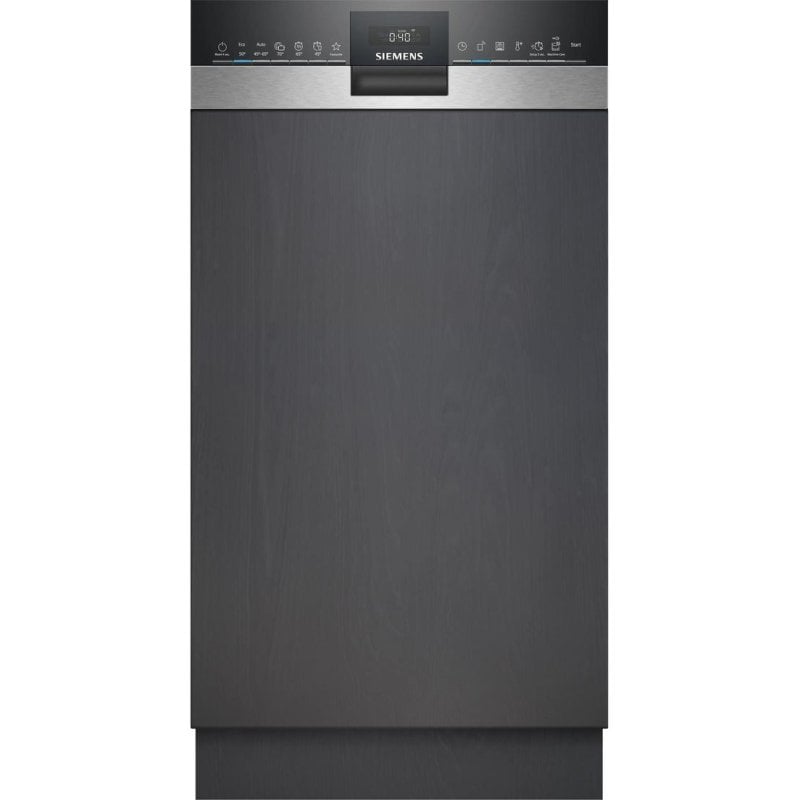 Lavavajillas Siemens iQ300 SR53HS77KE 10 servicios D semi integrado estrecho