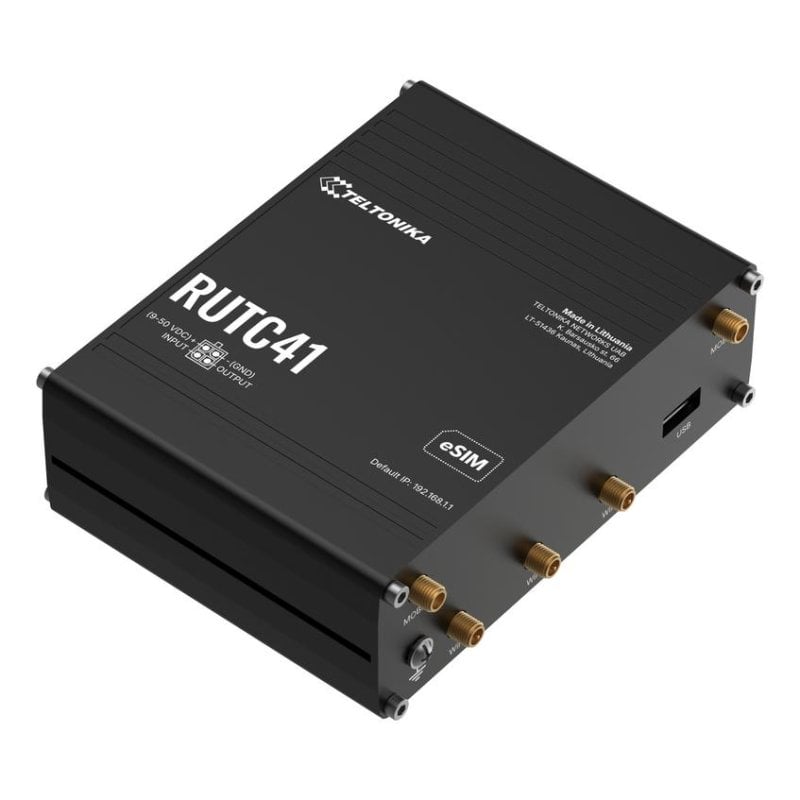 Teltonika RUTC41 routeur sans fil Gigabit Ethernet Bi bande 2 4 GHz / 5 GHz 5G