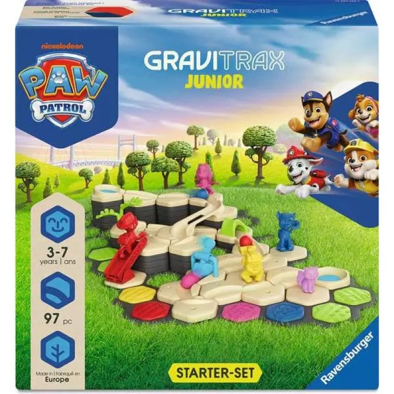 Ravensburger GraviTrax Junior Starter Set Pat Patrouille 97 pièces Circuit de billes Jeu de construction Dès 12020006 - vue 2