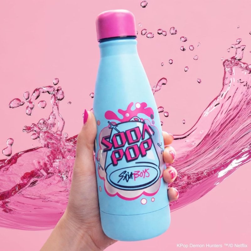 Bouteille Métallique Soda Pop K pop Demon Hunters 500 ml Design Série